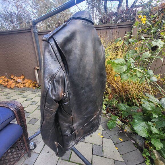 Vintage Schott Perfecto Leather Jacket size 40 - Picture 11 of 16